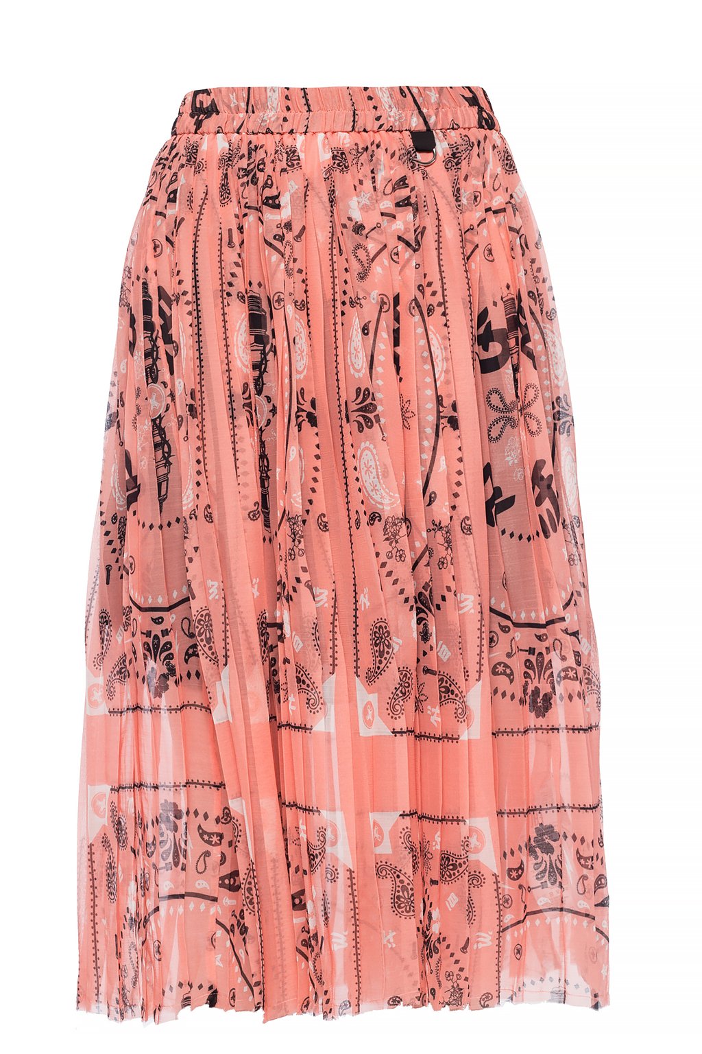 Pink pleated skirt outlet canada